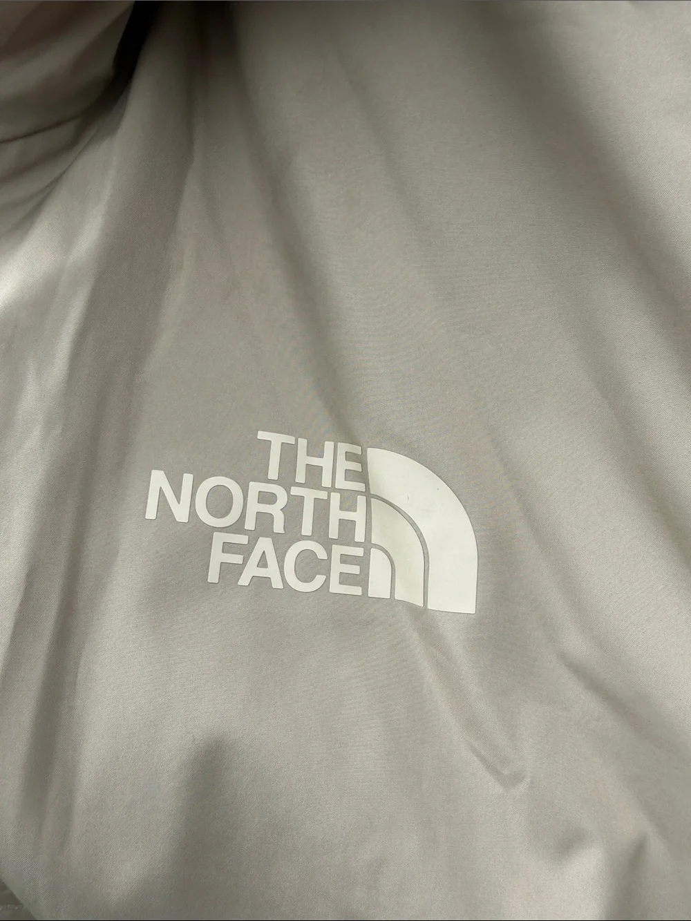 The North Face Men's Taupe Hooded Puffer Jacket - Picture 5 of 5